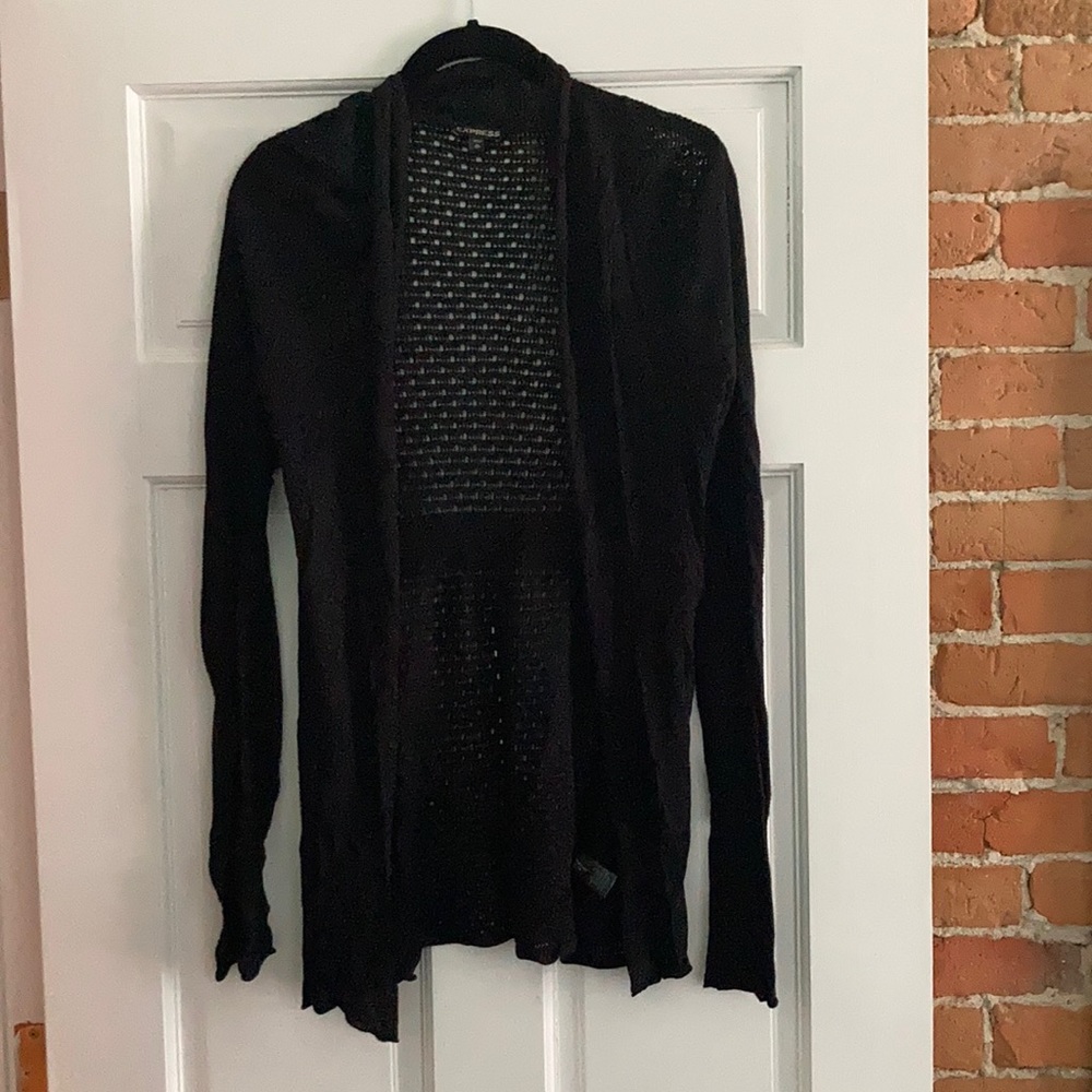 Women’s open front sweater